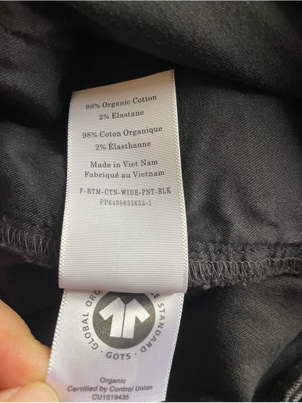 New Everlane Women THE UTILITY WIDE-LEG PANT Black Jeans Size 2 - Picture 14 of 14